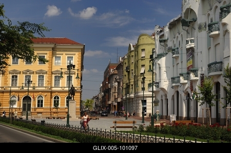 A Szegedi Tudományegyetem Állam- és Jogtudományi Kara és a Reök-palota-stock-foto