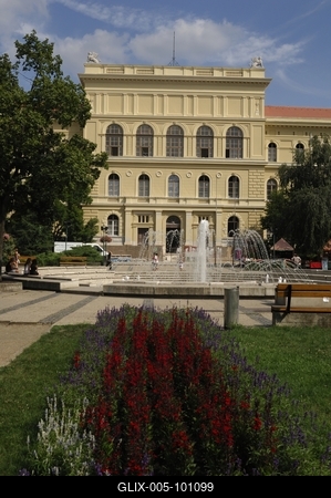 Szegedi Tudományegyetem Rektori Hivatala-stock-foto