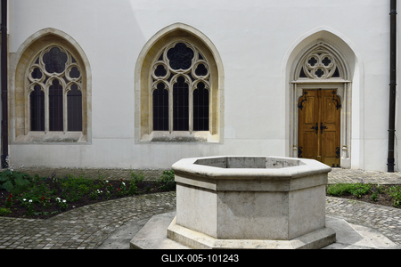 Pannonhalmi Bencés Főapátság-stock-foto