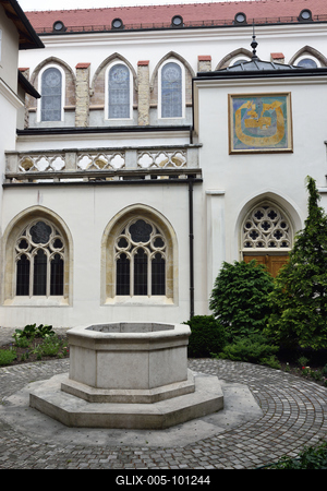 Pannonhalmi Bencés Főapátság-stock-foto