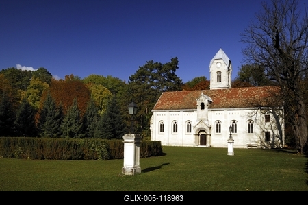 Alcsúti arborétum és a Storno kápolna, Alcsútdoboz-stock-foto