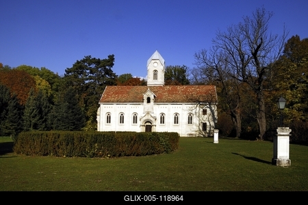 Alcsúti arborétum és a Storno kápolna, Alcsútdoboz-stock-foto