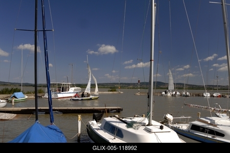 Velencei-tó, Gárdony-stock-foto