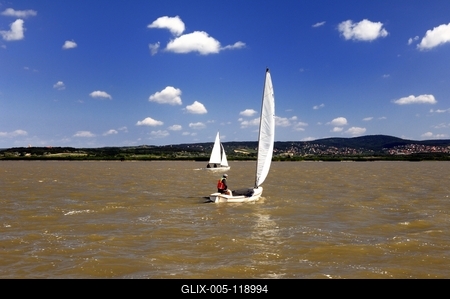 Velencei-tó, Gárdony-stock-foto