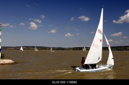 Velencei-tó, Gárdony-stock-foto