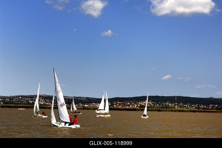 Velencei-tó, Gárdony-stock-foto