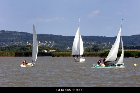 Velencei-tó, Gárdony-stock-foto