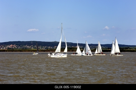 Velencei-tó, Gárdony-stock-foto