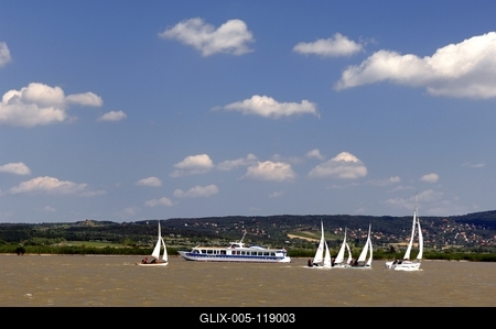 Velencei-tó, Gárdony-stock-foto