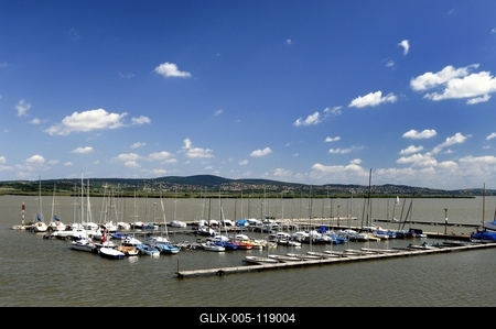 Velencei-tó, Gárdony-stock-foto