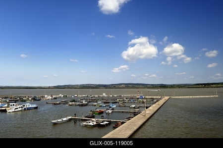 Velencei-tó, Gárdony-stock-foto