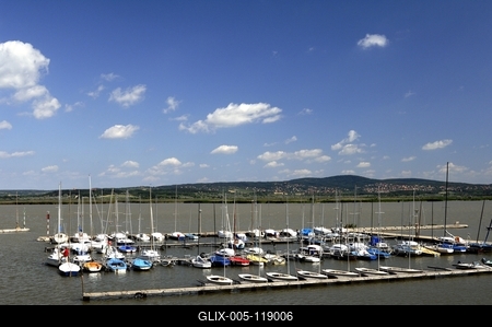 Velencei-tó, Gárdony-stock-foto