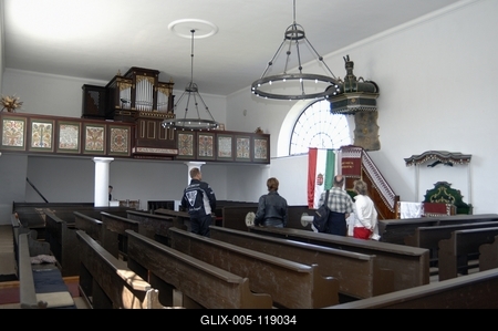 Református templom, Sukoró-stock-foto