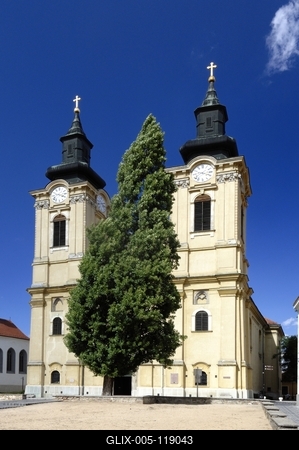 Szent István-székesegyház, Székesfehérvár-stock-foto