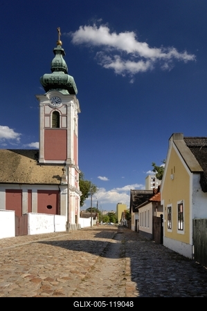 Palotavárosi Skanzen, Székesfehérvár-stock-foto