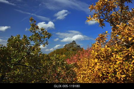 Salgó vára-stock-foto