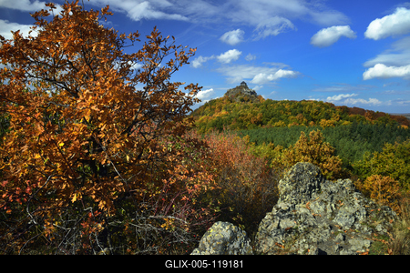 Salgó vára-stock-foto