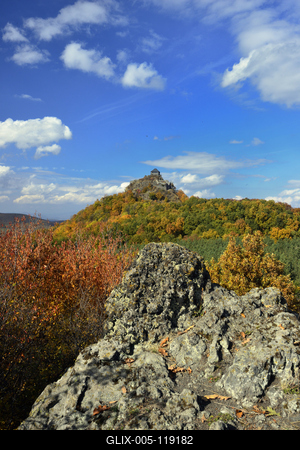 Salgó vára-stock-foto