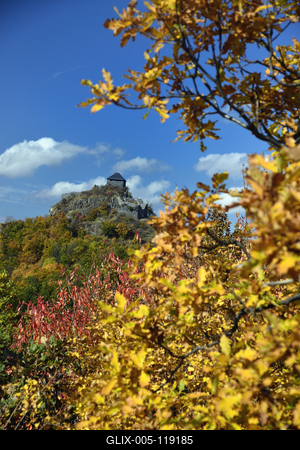 Salgó vára-stock-foto