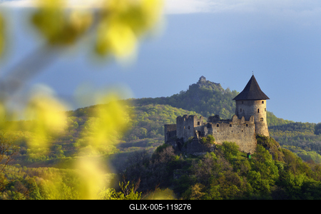 Somoskői vár-stock-foto