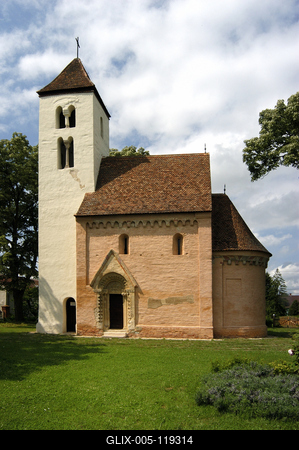 Csempeszkopács, római katolikus templom-stock-foto