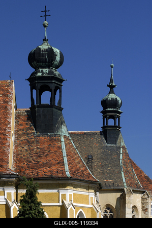 Kőszeg, Szent Imre-templom-stock-foto