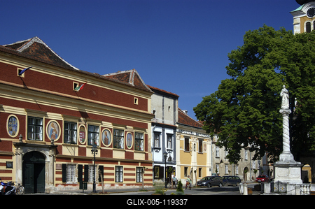 Kőszeg, Városháza-stock-foto