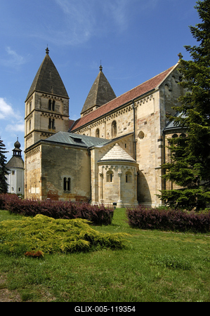 Jáki templom-stock-foto