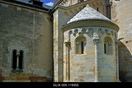 Jáki templom-stock-foto