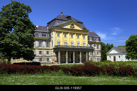 A Körmendi várkastély-stock-foto