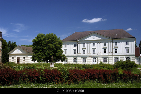 A Körmendi várkastély-stock-foto