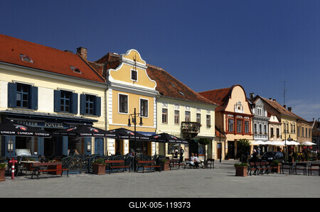 Kőszeg, Fő tér-stock-foto