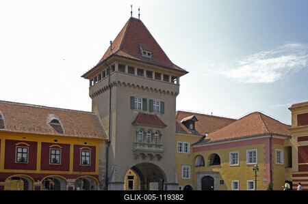 Kőszeg, Hősök kapuja-stock-foto