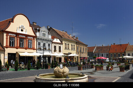 Kőszeg, Fő tér-stock-foto