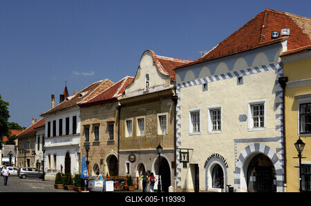 Kőszeg, Jurisics tér-stock-foto