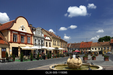 Kőszeg, Fő tér-stock-foto