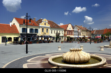 Kőszeg, Fő tér-stock-foto