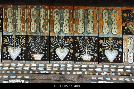 Hegyhátszentpéteri Tájház-stock-foto