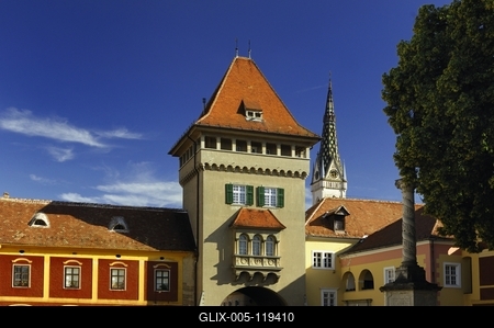 Kőszeg, Hősök kapuja-stock-foto