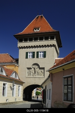 Kőszeg, Hősök kapuja-stock-foto