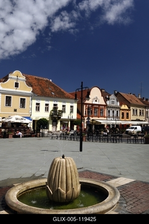 Kőszeg, Fő tér-stock-foto