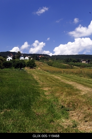 Tájkép Bozsok határában-stock-foto