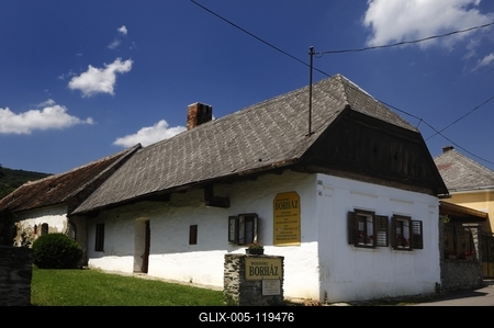 Borház Bozsokon-stock-foto