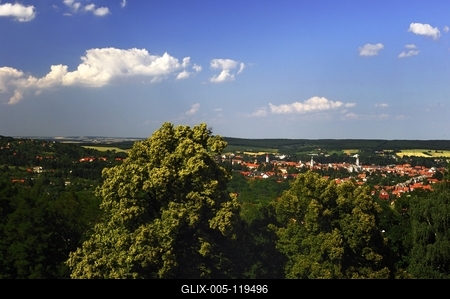 Kőszeg látképe-stock-foto