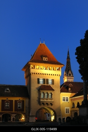 Kőszeg, Hősök kapuja-stock-foto