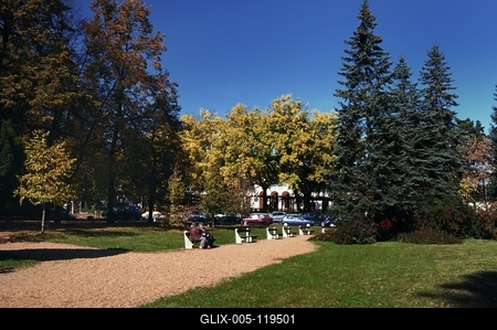 Debreceni Nagyerdő-stock-foto