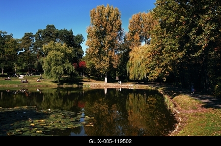Debreceni Nagyerdő-stock-foto