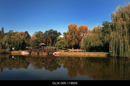 Debreceni Nagyerdő-stock-foto