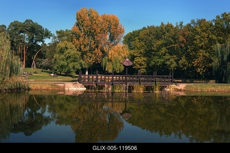 Debreceni Nagyerdő-stock-foto
