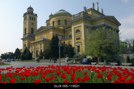 Szent Mihály- és Szent János-főszékesegyház, Eger-stock-foto